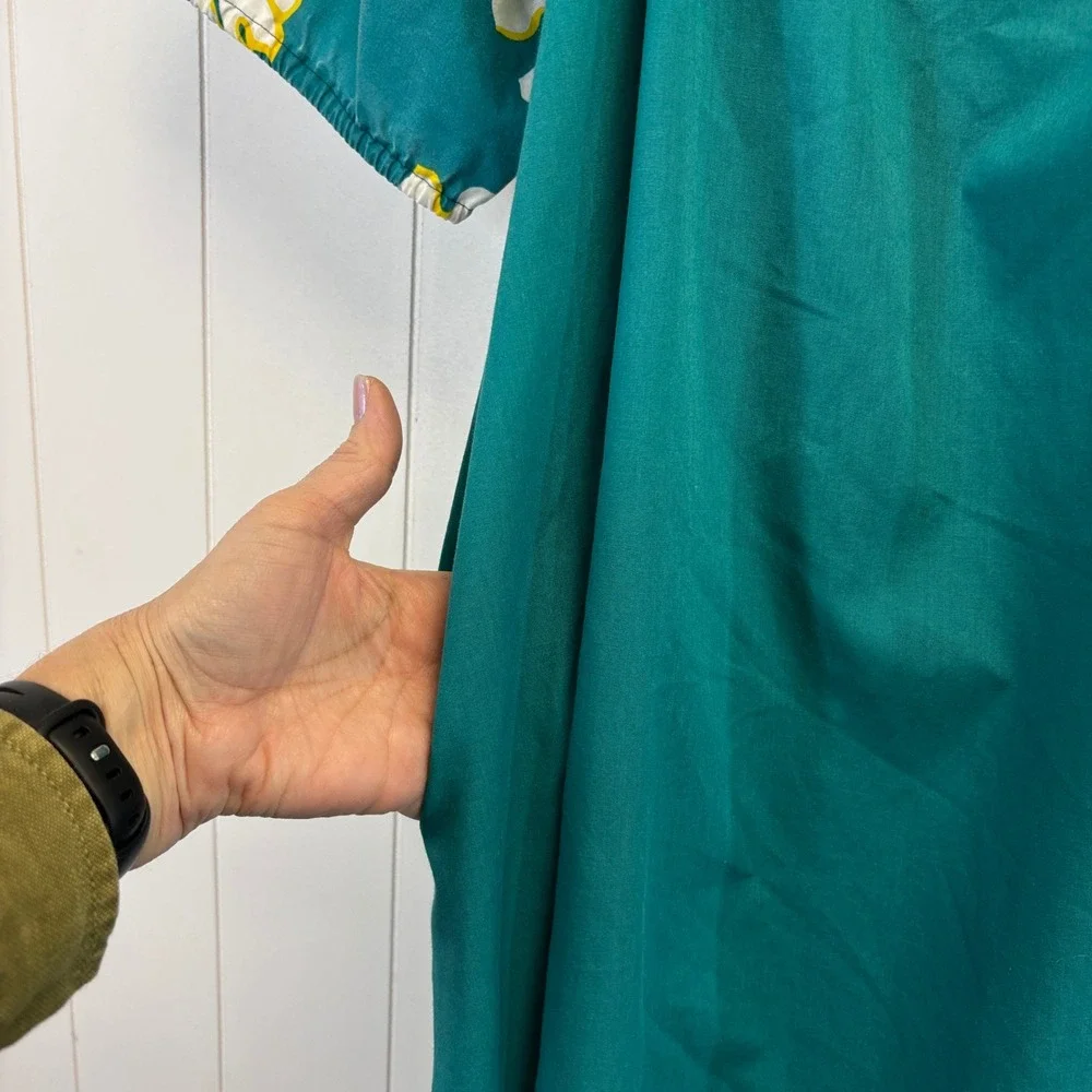 Vintage Sun Babies Women Tropical Hawaiian Dress Size OS Beach Island Resort - Picture 9 of 11